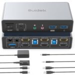 Przełącznik KVM HDMI switch 2 monitory 2 komputery