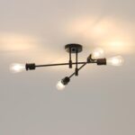 Lampa wisząca Sputnik Comely czarna nowoczesna 4-punktowa E27