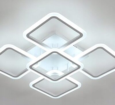 Plafon LED Biały DUŻY MOCNY 60CM 7000LM Lampa Pilot 3000K-6500K Regulowany