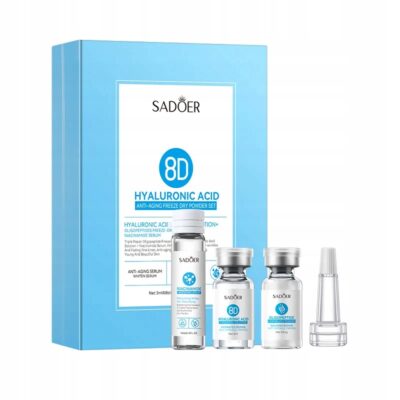 AMPUŁKI Serum do twarzy kwas hialuronowy Intensywne Nawilżenie skóry
