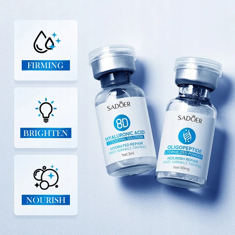 AMPUŁKI Serum do twarzy kwas hialuronowy Intensywne Nawilżenie skóry - obrazek 2