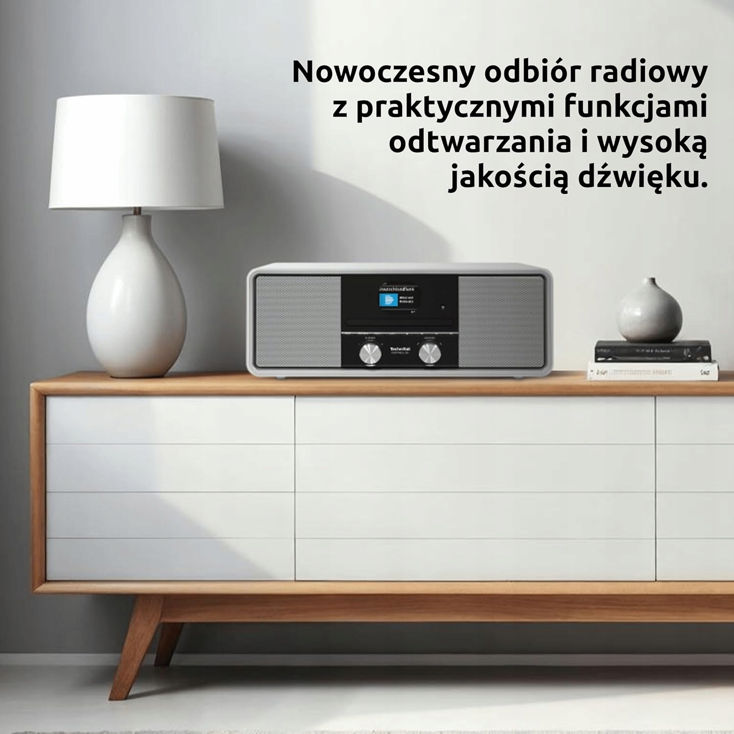 Radio przenośne Głośnik Odtwarzacz CD mikrowieża Bluetooth DAB+ TechniSat - obrazek 4
