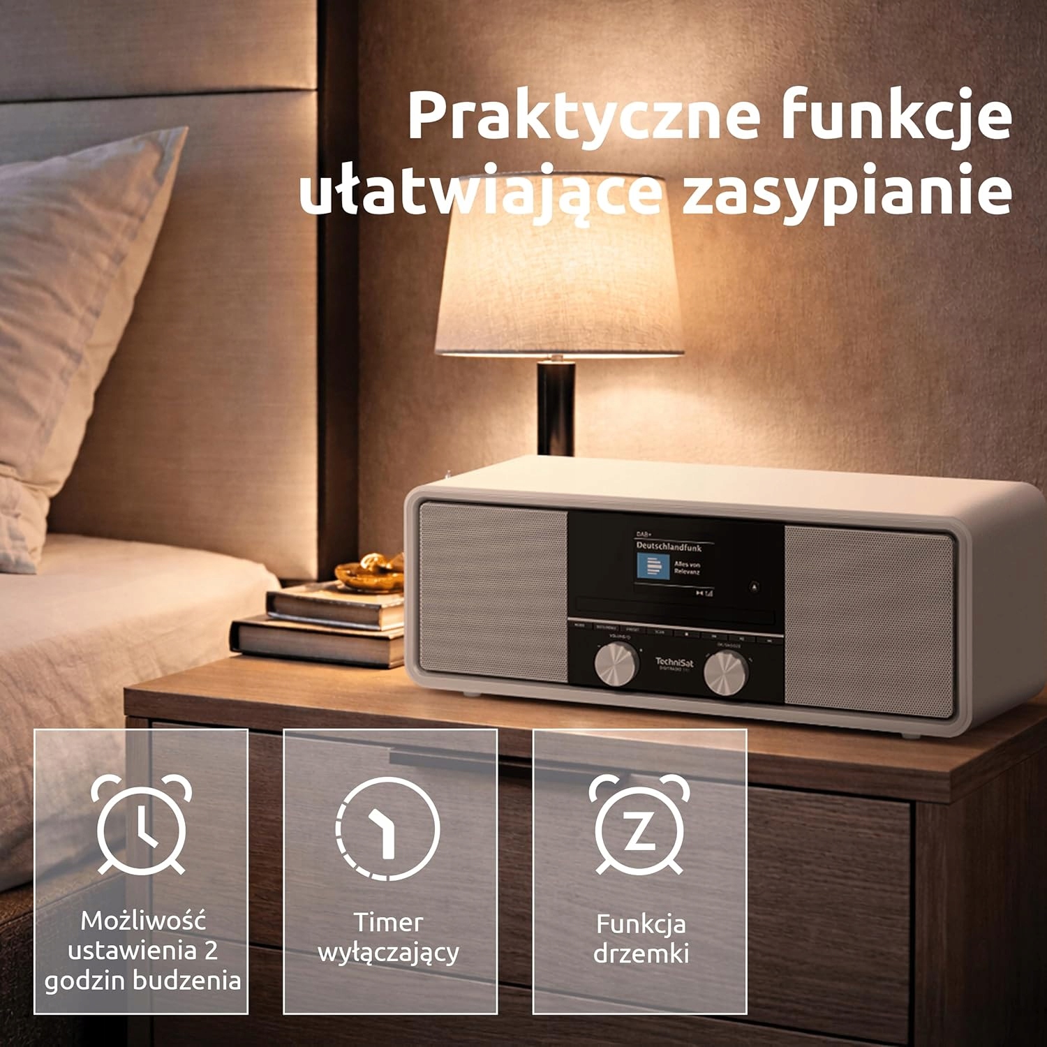 Radio przenośne Głośnik Odtwarzacz CD mikrowieża Bluetooth DAB+ TechniSat - obrazek 8