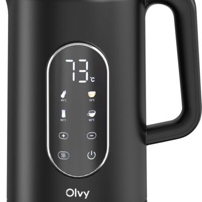 Czajnik elektryczny MOCNY czarny regulacja temperatury 2200 W 1,7 l OLVY