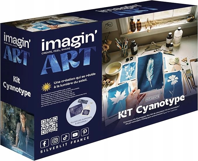 Cyjanotypia Papier Światłoczuły Słoneczny DIY Dzień Dziecka