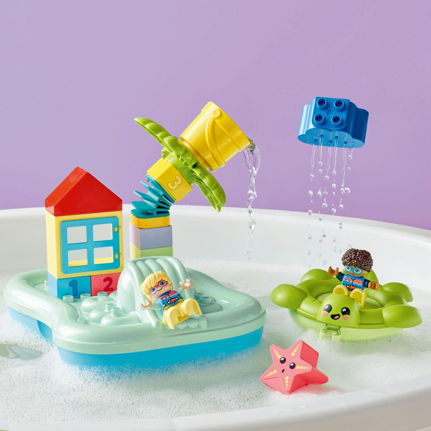 Klocki LEGO DUPLO 10989 Park wodny Figurki Zjeżdżalnia Kąpiel Zabawka - obrazek 9