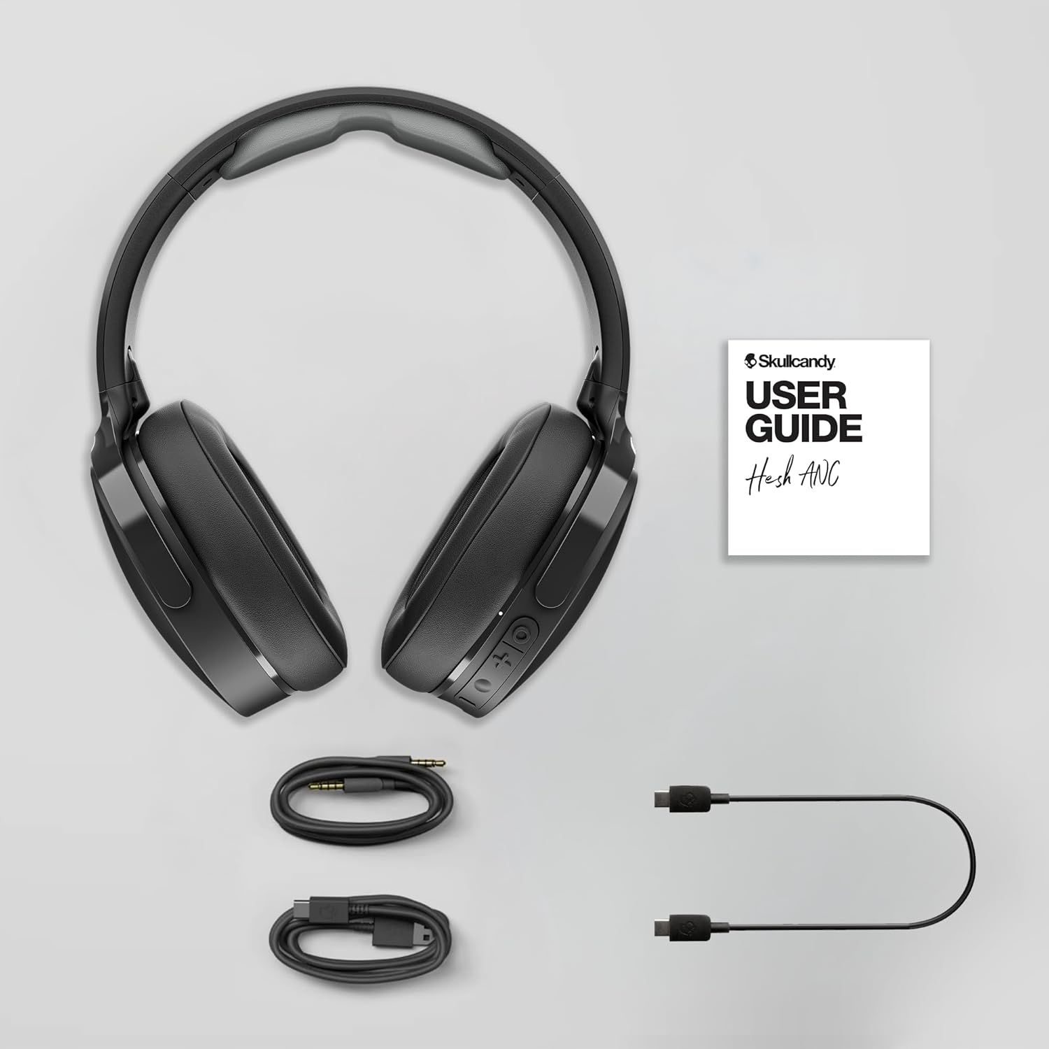 Słuchawki bezprzewodowe Skullcandy Hesh ANC z redukcją szumów - Czarne - obrazek 2