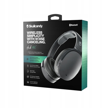 Słuchawki bezprzewodowe Skullcandy Hesh ANC z redukcją szumów - Czarne - obrazek 9