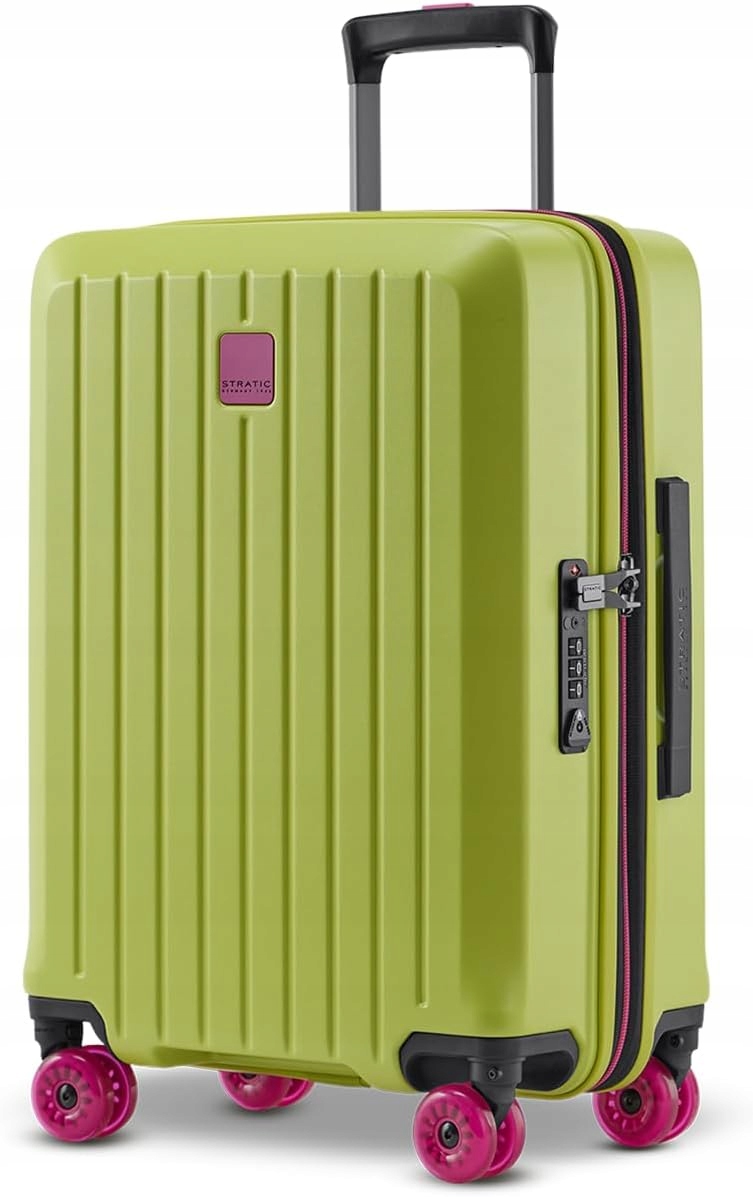Stratic Buzz Walizka kabinowa do 49L 54x39x22 Zielona Limonkowa - obrazek 3