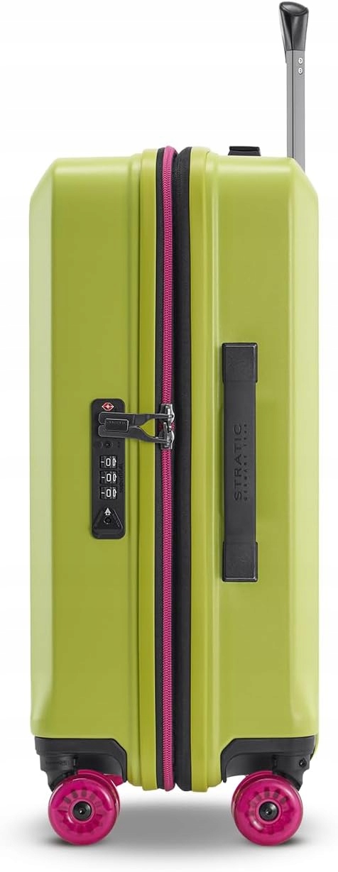 Stratic Buzz Walizka kabinowa do 49L 54x39x22 Zielona Limonkowa - obrazek 4