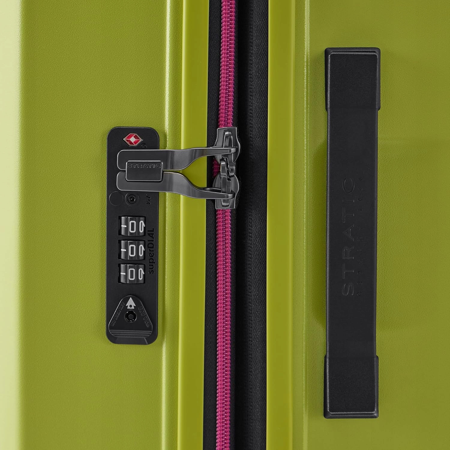 Stratic Buzz Walizka kabinowa do 49L 54x39x22 Zielona Limonkowa - obrazek 7