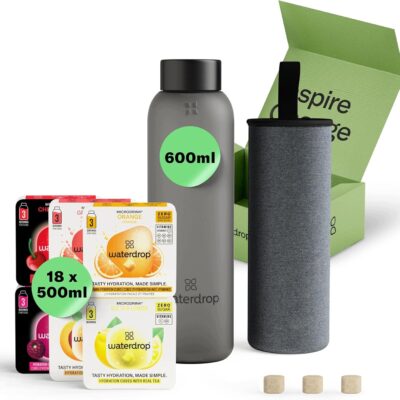 BUTELKA SZKLANA BIDON WATERDROP 6 x Waterdrop Microdrink start