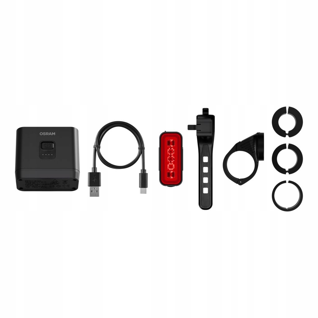 Zestaw lampek rowerowych przód i tył Osram LEDsBIKE EXPLORER X 500 SET - obrazek 5