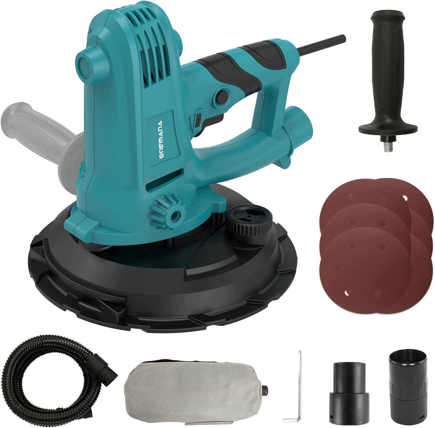 Szlifierka do gładzi gipsu suchej zabudowy 180mm 750 W z odsysaniem pyłu 2m