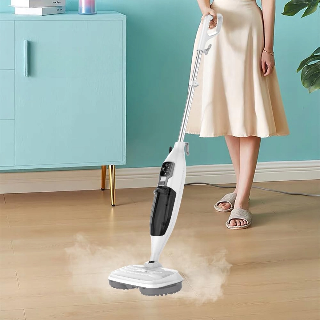 Mop parowy 2 w 1 z myjką ręczną 13 funkcji 550ml nagrzewanie w 30 sekund - obrazek 2
