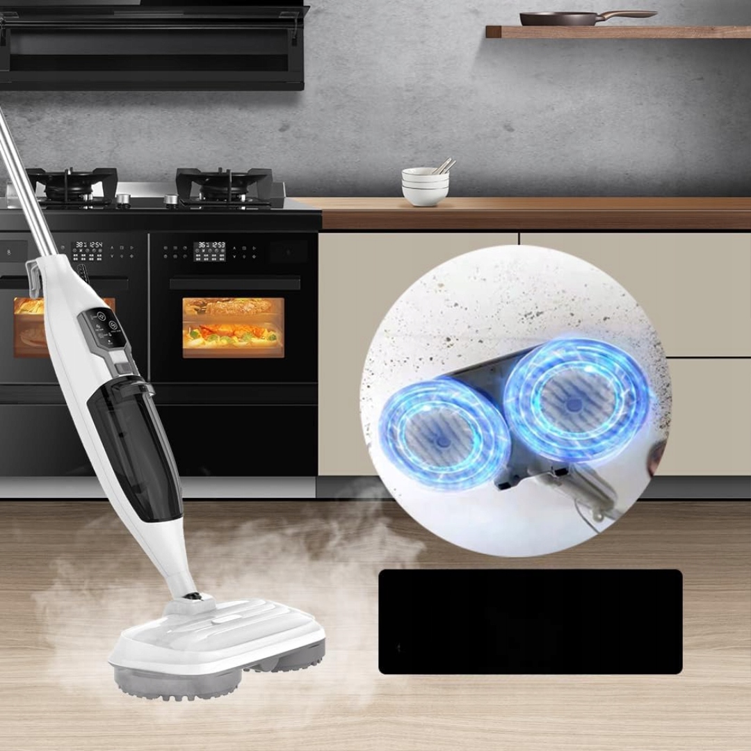 Mop parowy 2 w 1 z myjką ręczną 13 funkcji 550ml nagrzewanie w 30 sekund - obrazek 3