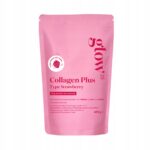 Kolagen Plus Glow25 450g Truskawka – Witamina C, Cynk, Biotyna