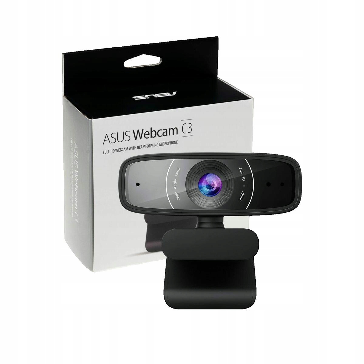 Kamera internetowa Asus C3 czarna 1920x1080 USB - obrazek 2