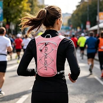 Kamizelka do biegania z bukłakiem 1,5L – plecak biegowy turystyczny LEKKI - obrazek 3