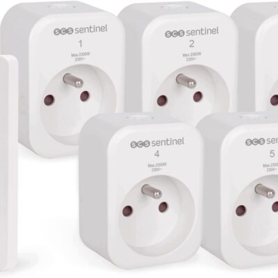 5x gniazdko sterowane pilotem SCS Sentinel HCN0079