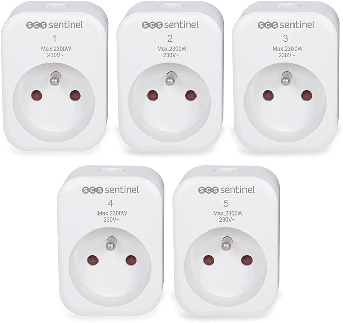 5x gniazdko sterowane pilotem SCS Sentinel HCN0079 - obrazek 3