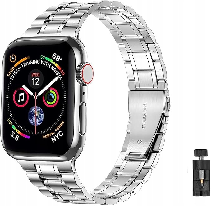 BRANSOLETKA PASEK DO APPLE WATCH 1 2 3 4 5 6 7 8 9 SE 42/44/45/49 mm