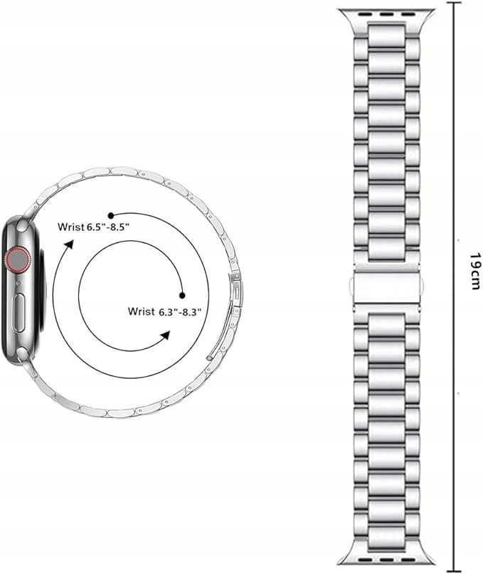 BRANSOLETKA PASEK DO APPLE WATCH 1 2 3 4 5 6 7 8 9 SE 42/44/45/49 mm - obrazek 2