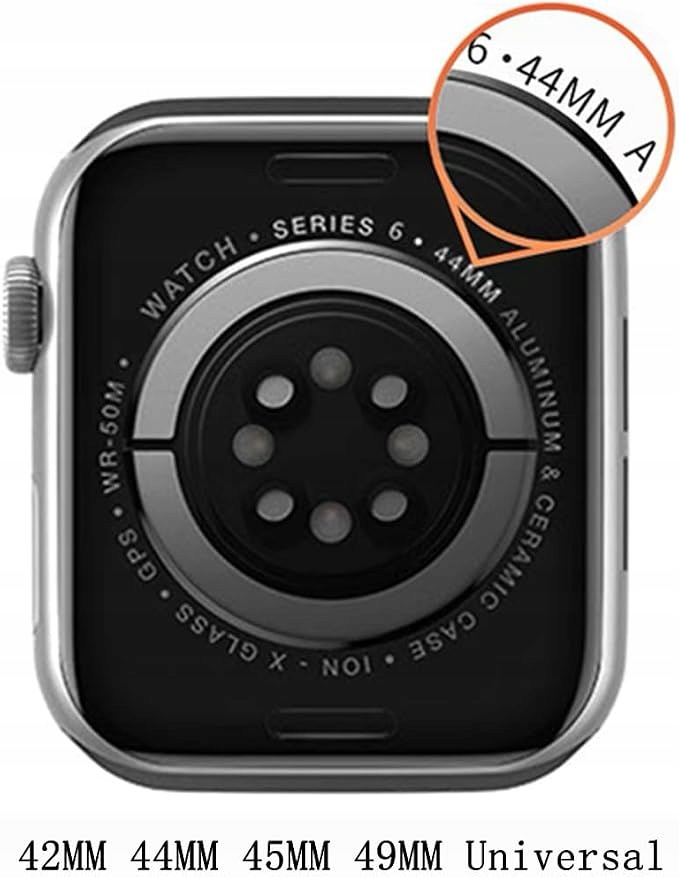 BRANSOLETKA PASEK DO APPLE WATCH 1 2 3 4 5 6 7 8 9 SE 42/44/45/49 mm - obrazek 3
