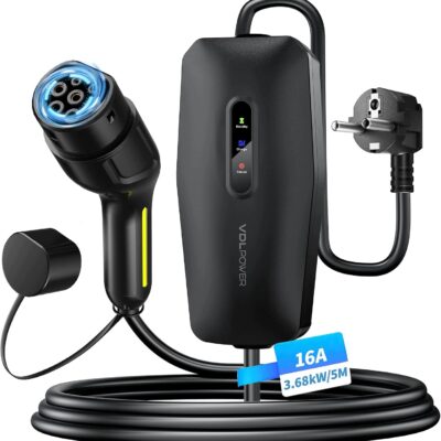Ładowarka EV Typ2 VDLPOWER Schuko 16A 3,68kW 5m IP65 IEC62196-2 do BEV PHEV
