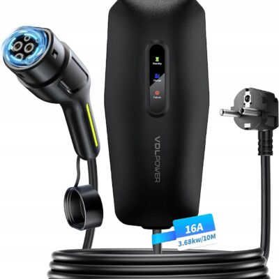 Ładowarka EV Typ2 VDLPOWER Schuko 16A 3,68kW 10m IP65 IEC62196-2 BEV PHEV