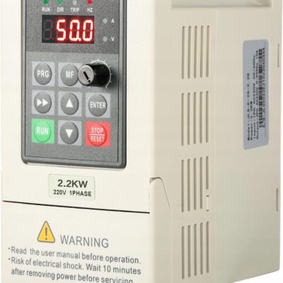 PRZETWORNICA CZĘSTOTLIWOŚCI Falownik VFD 2,2kW 220V 1F 380V 3F 5A regulator