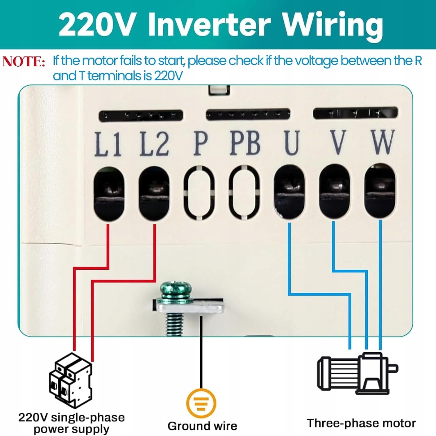 PRZETWORNICA CZĘSTOTLIWOŚCI Falownik VFD 2,2kW 220V 1F 380V 3F 5A regulator - obrazek 4