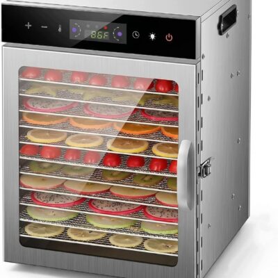 Suszarka spożywcza do żywności DUŻA DEHYDRATOR 800W 24h 30-90°C 12 poziomów
