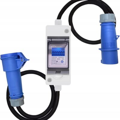 Mobilny Cyfrowy licznik energii elektrycznej DLB-L TYPE 213X IP44, 230 V