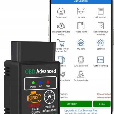 INTERFEJS DIAGNOSTYCZNY SAMOCHODU ELM327 OBD2 Bluetooth