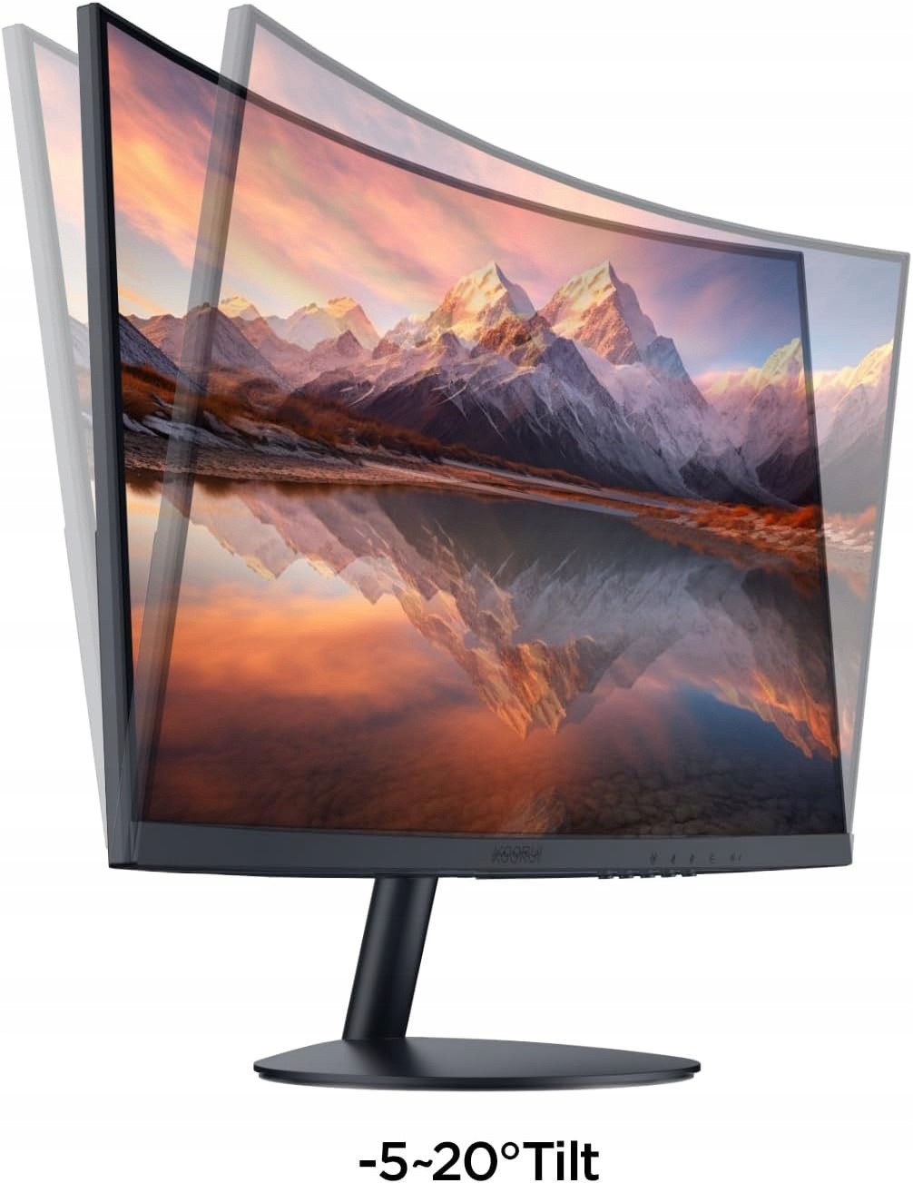 Monitor LED Koorui 24N5CA 23,6" Curved zakrzywiony 1920x1080px IPS/PLS FHD - obrazek 3