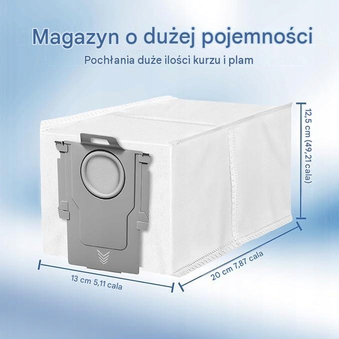 Worek do odkurzacza Roborock syntetyczny Q Revo S Pro Master Curv 10 szt. - obrazek 7