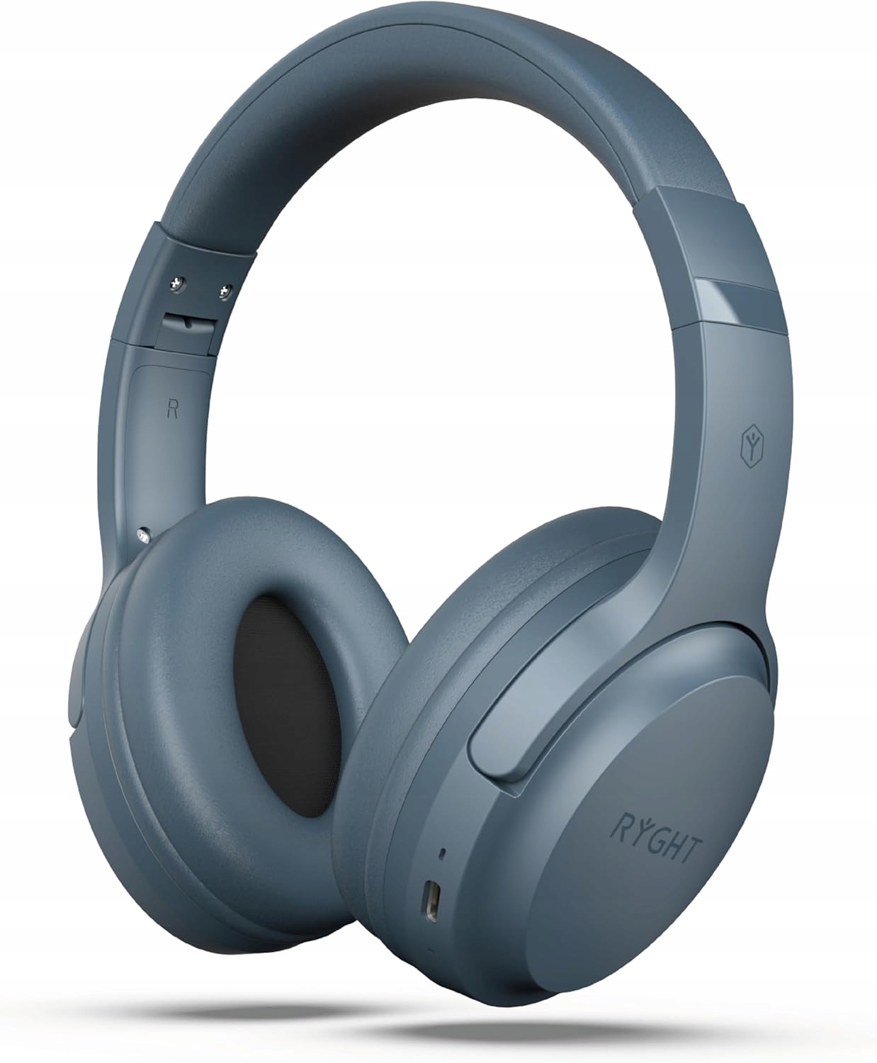 SŁUCHAWKI NAUSZNE BEZPRZEWODOWE RYGHT NIEBIESKIE LEKKIE SKŁADANE BLUETOOTH