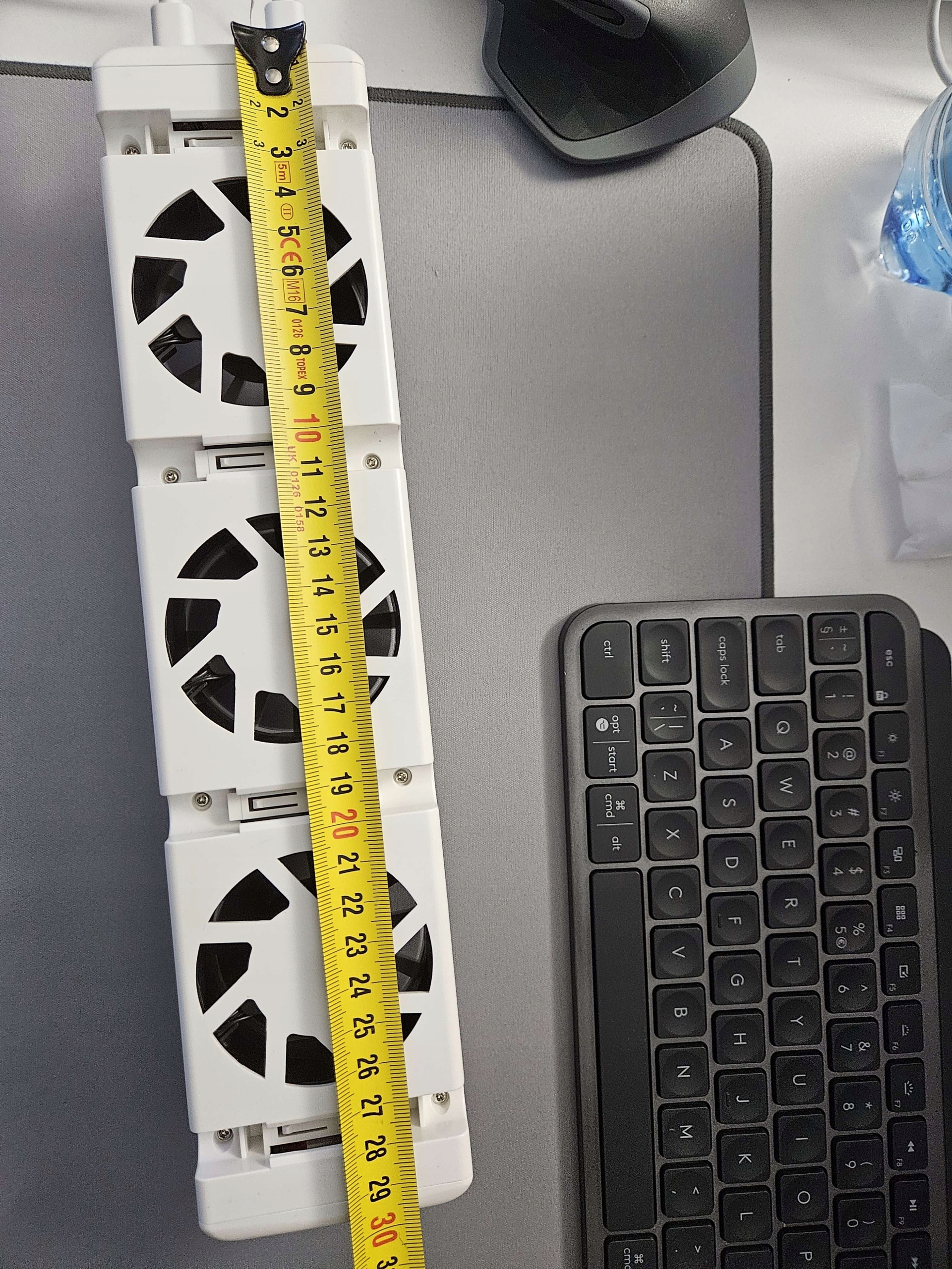 Wentylator grzejnikowy Termowentylator Termostat biały - obrazek 5