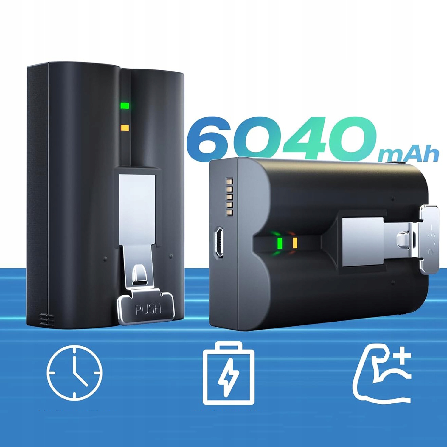 BATERIA ZAPASOWA KOMPATYBILNY Z RING DOORBELL 2/3/4, 6040MAH AKUMULATOR - obrazek 3