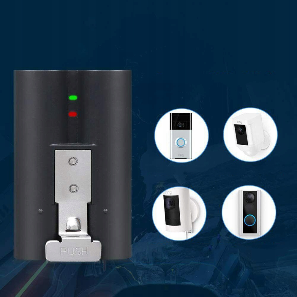 BATERIA ZAPASOWA KOMPATYBILNY Z RING DOORBELL 2/3/4, 6040MAH AKUMULATOR - obrazek 5