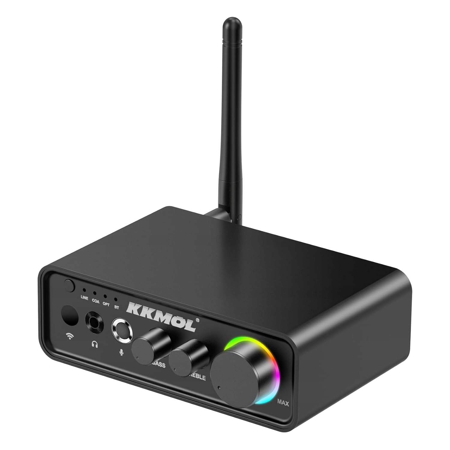 Wzmacniacz KKmol M19BT Bluetooth 5.3 USB OPTYCZNE ZASILACZ 120W TPA3116
