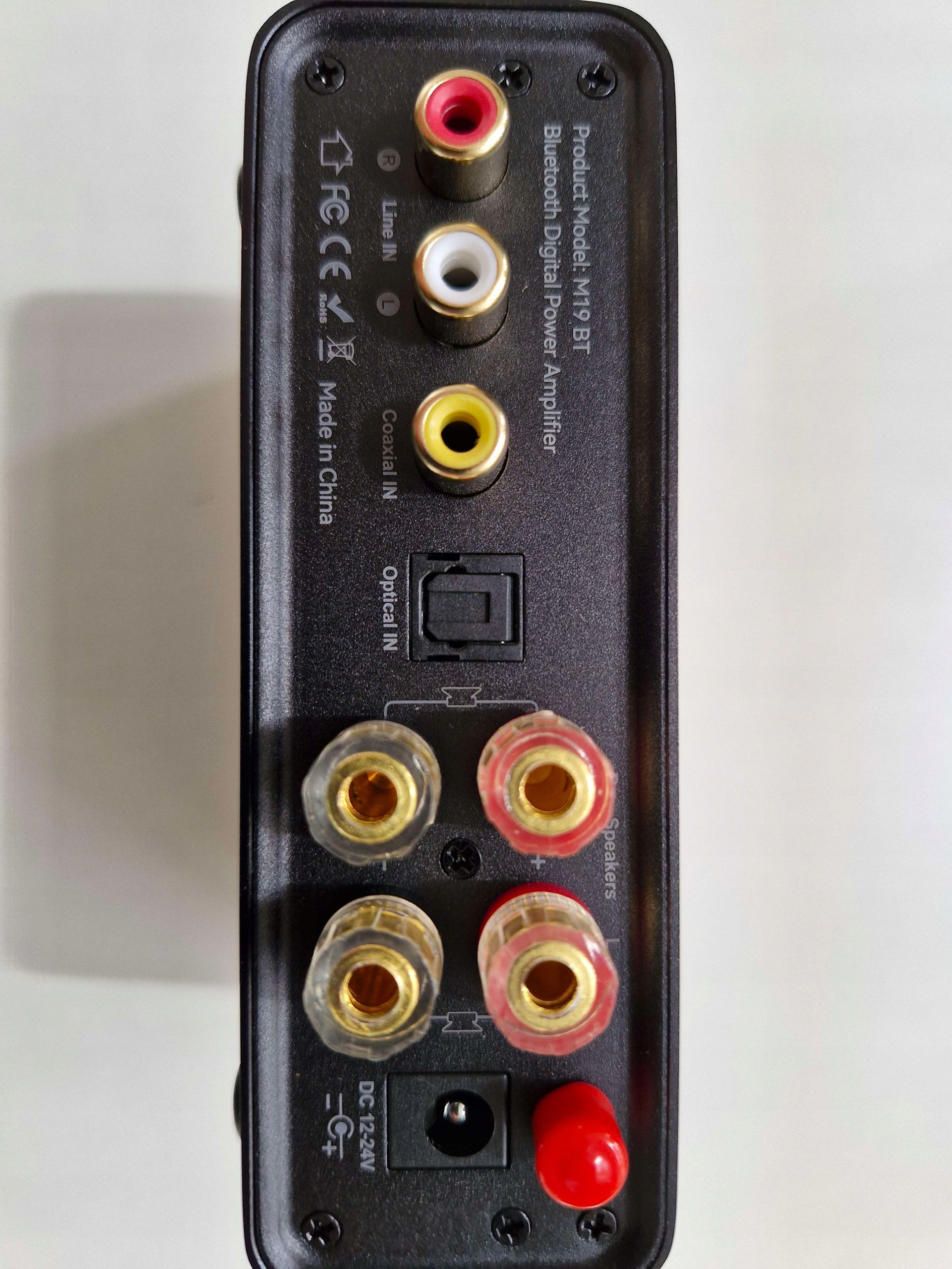 Wzmacniacz KKmol M19BT Bluetooth 5.3 USB OPTYCZNE ZASILACZ 120W TPA3116 - obrazek 6