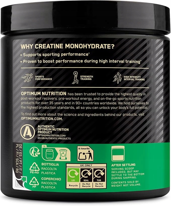 Kreatyna Optimum Nutrition 247,5g Pomarańcza 55 porcji 3g/porcja - obrazek 2