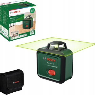 Bosch PLL 360-1G Laser płaszczyznowy 360° Zielony USB-C Akumulator
