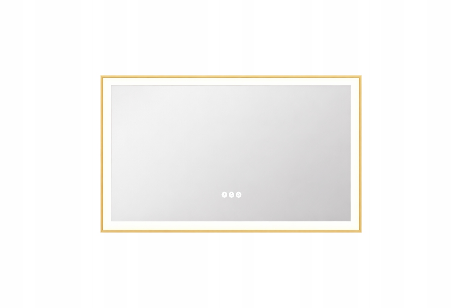 LUSTRO ŁAZIENKOWE LED 100 x 60 PODŚWIETLANE ANTI FOG DOTYKOWE 3 BARWY - obrazek 2