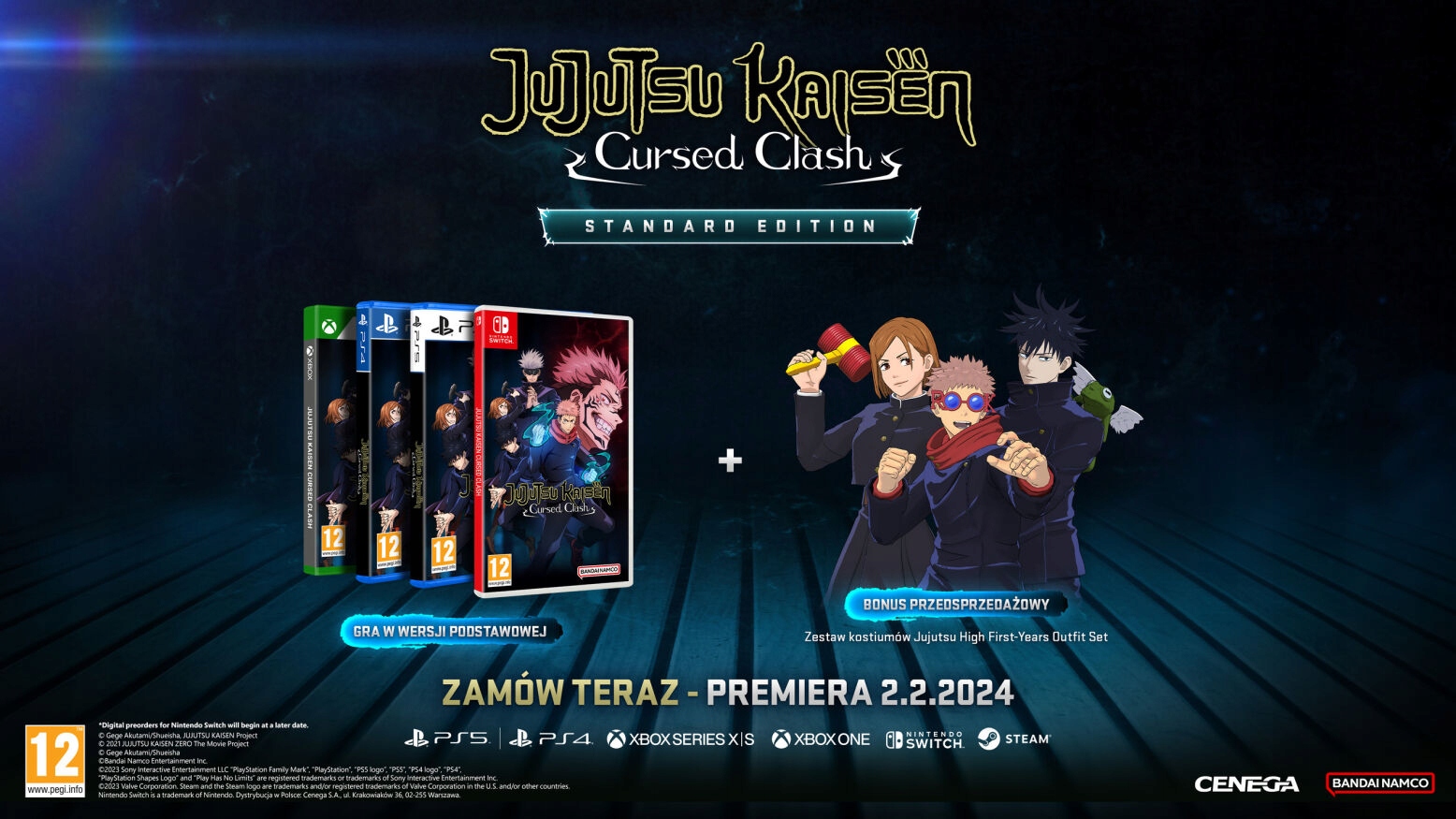 Jujutsu Kaisen Cursed Clash Nintendo Switch pudełkowa - obrazek 2