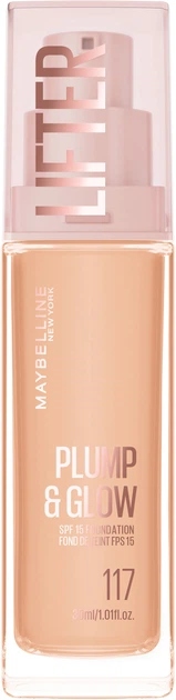MAYBELLINE NEW YORK Lifter Plump & Glow 117 podkład rozświetlający 30ml