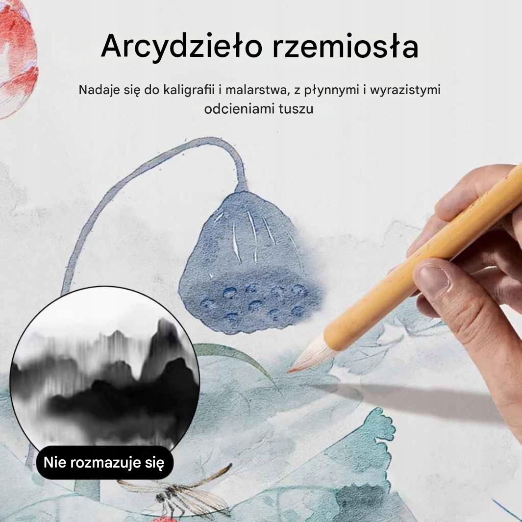 2x PAPIER RYŻOWY ZWÓJ PAPIER DO KALIGRAFII DIY 2 sztuki - obrazek 4