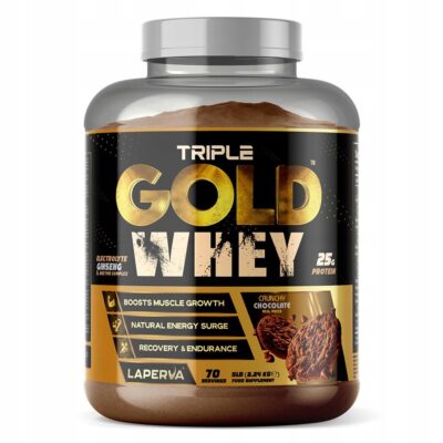 Odżywka Białko Serwatkowe Triple Whey GOLD Czekoladowe 2,26kg Laperva